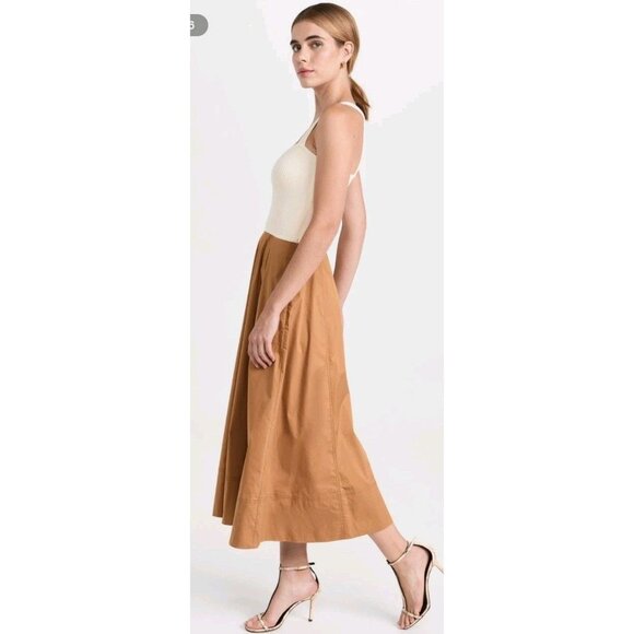 Tanya Taylor Jordanna Women's Mixed Media Midi Dress & Sweater XS - Picture 1 of 5